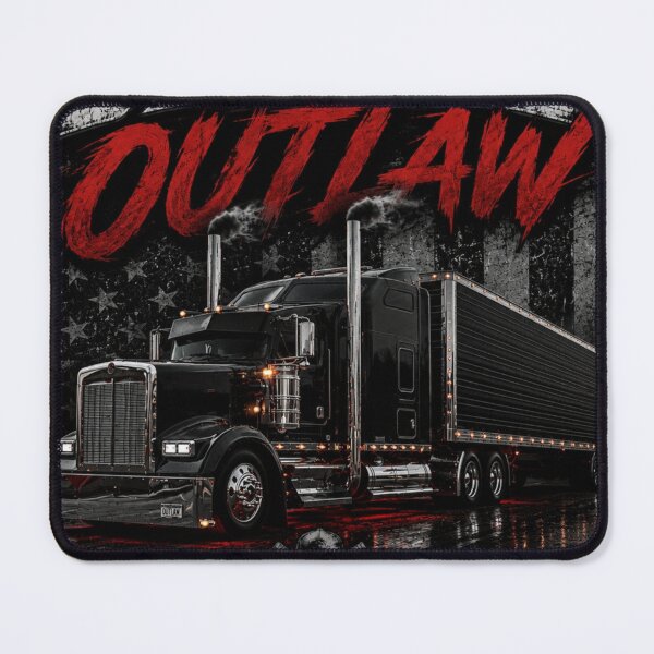 Item preview, Diesel outlaw black semi trucker  designed and sold by 18 Life Outlaw.