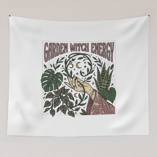 Item preview, Garden Witch Energy Vintage Botanical Houseplant Shirt designed and sold by Cool-M-Apparel.