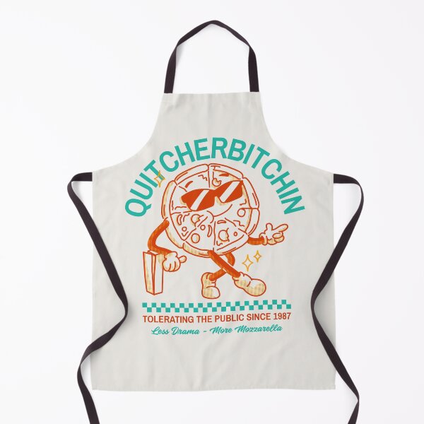 Item preview, QUITCHERBITCHIN PIZZA | TOLERATING THE PUBLIC SINCE 1987 | ANOMALY HUMOR SERIES — RETRO PIZZA SHOP EDITION designed and sold by WitLounge.