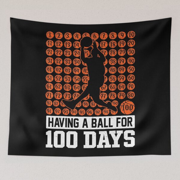 Item preview, Having A Ball For 100 Days Funny Basketball School Celebration designed and sold by allistermariam.