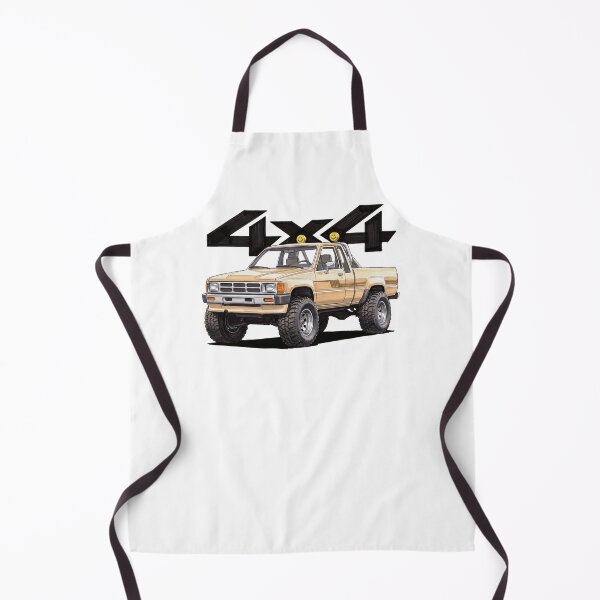 Item preview, Hilux Retro Tan 4x4 Pickup Truck Graphic designed and sold by Off-Road-Zone.
