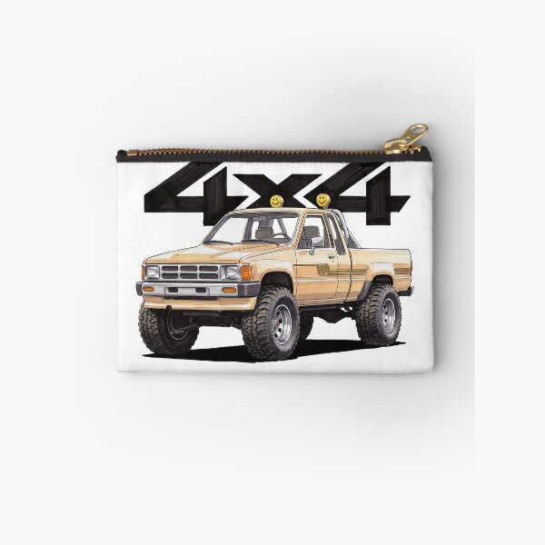 Item preview, Hilux Retro Tan 4x4 Pickup Truck Graphic designed and sold by Off-Road-Zone.