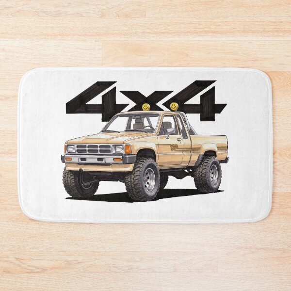 Item preview, Hilux Retro Tan 4x4 Pickup Truck Graphic designed and sold by Off-Road-Zone.
