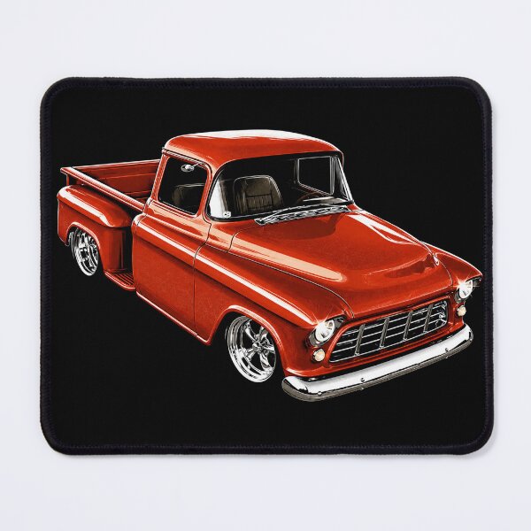 Item preview, 1955 Chevrolet 3100 Stepside – Red Custom Classic Pickup Art designed and sold by Stinky Lincy's Apparel Company.