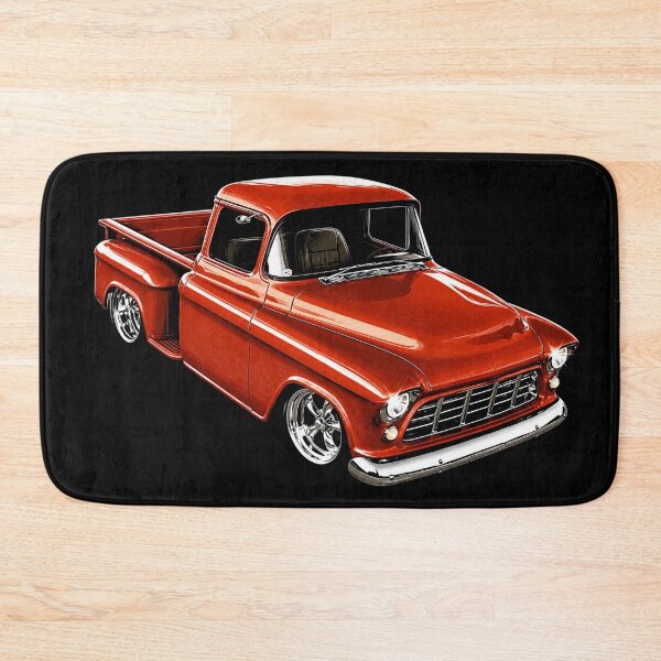Item preview, 1955 Chevrolet 3100 Stepside – Red Custom Classic Pickup Art designed and sold by Stinky Lincy's Apparel Company.