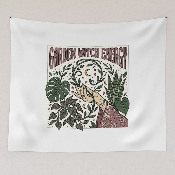 Item preview, Garden Witch Energy Indoor Garden Plant Mom Tee designed and sold by Cool-M-Apparel.