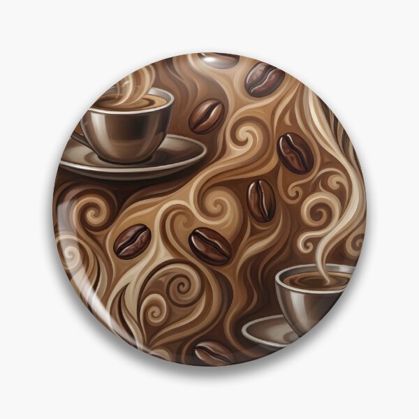 Item preview, Coffee with Decadent Mocha Pattern designed and sold by Eclectic Monkey.