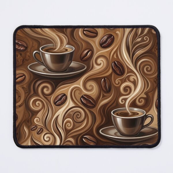 Item preview, Coffee with Decadent Mocha Pattern designed and sold by Eclectic Monkey.
