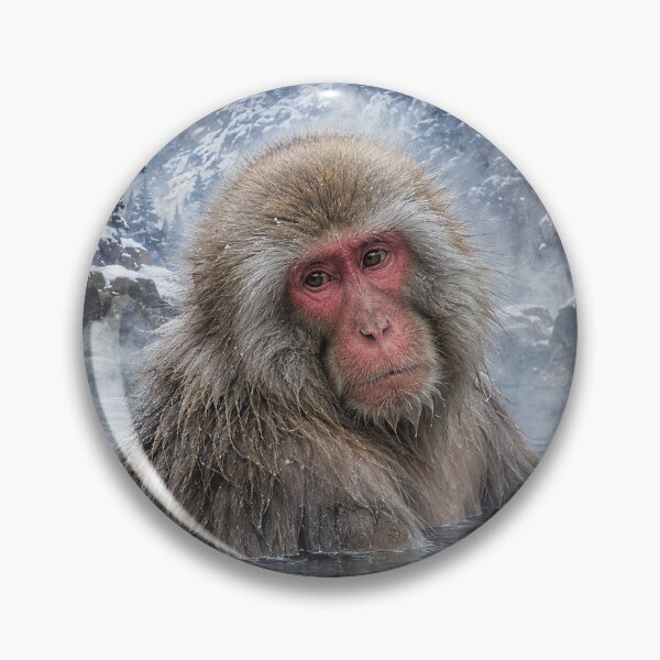 Item preview, Snow Monkey in Winter Hot Spring designed and sold by Pixel Junkies Studio.