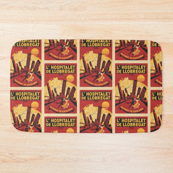 Item preview, L'Hospitalet De Llobregat Spain 1950s Vintage Travel Tourism designed and sold by TravelersGems.