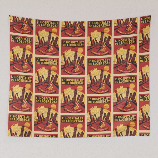 Item preview, L'Hospitalet De Llobregat Spain 1950s Vintage Travel Tourism designed and sold by TravelersGems.