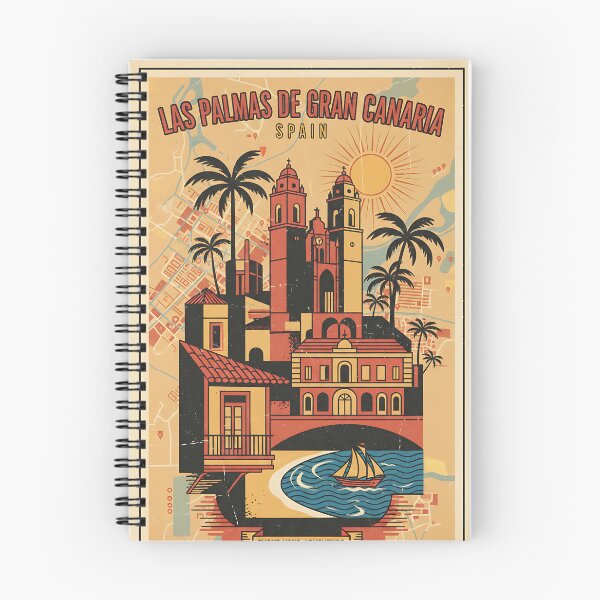 Item preview, Las Palmas de Gran Canaria Spain 1950s Vintage Travel Tourism designed and sold by TravelersGems.