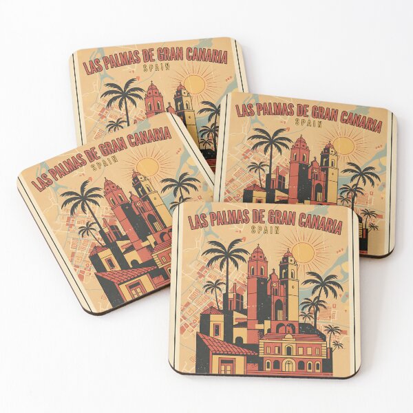Item preview, Las Palmas de Gran Canaria Spain 1950s Vintage Travel Tourism designed and sold by TravelersGems.