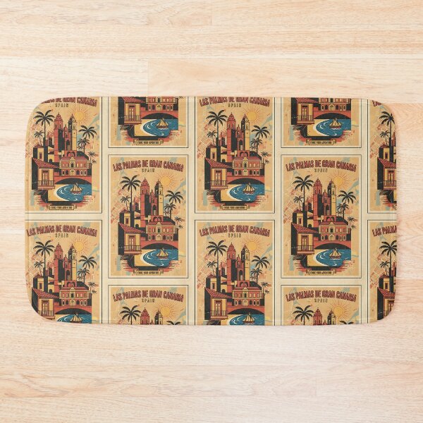 Item preview, Las Palmas de Gran Canaria Spain 1950s Vintage Travel Tourism designed and sold by TravelersGems.