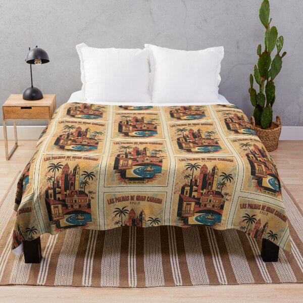 Item preview, Las Palmas de Gran Canaria Spain 1950s Vintage Travel Tourism designed and sold by TravelersGems.