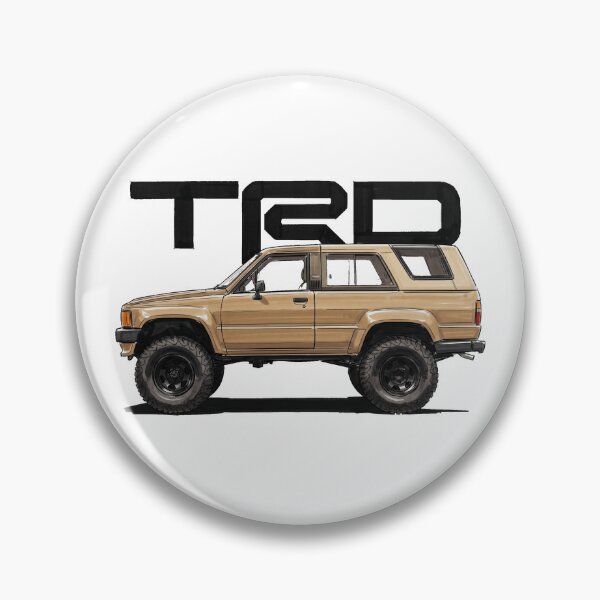 Item preview, 4Runner 1st Gen Tan Side View Retro TRD designed and sold by Off-Road-Zone.