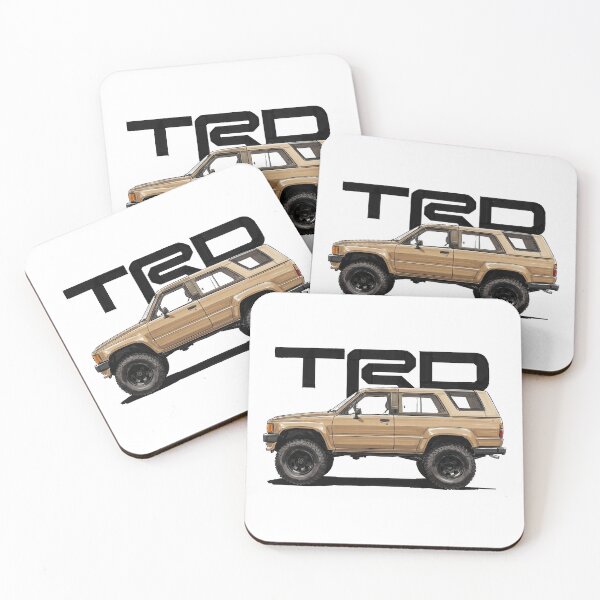 Item preview, 4Runner 1st Gen Tan Side View Retro TRD designed and sold by Off-Road-Zone.