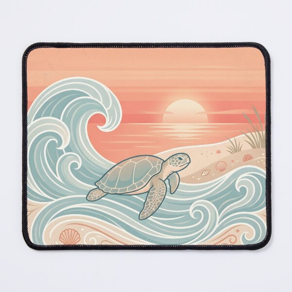 Item preview, Healing Comes in Waves – Ocean Therapy Poster Design designed and sold by Sea Gem.