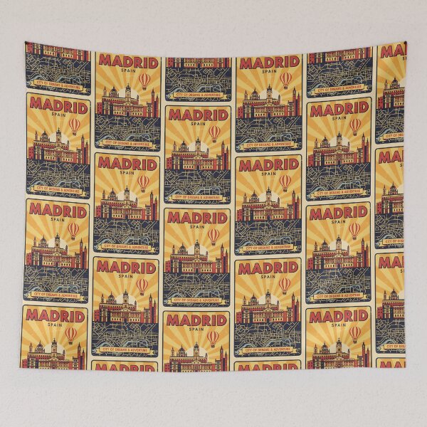 Item preview, Madrid Spain 1950s Vintage Travel Tourism designed and sold by TravelersGems.