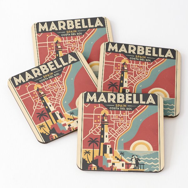 Item preview, Marbella Spain 1950s Vintage Travel Tourism designed and sold by TravelersGems.