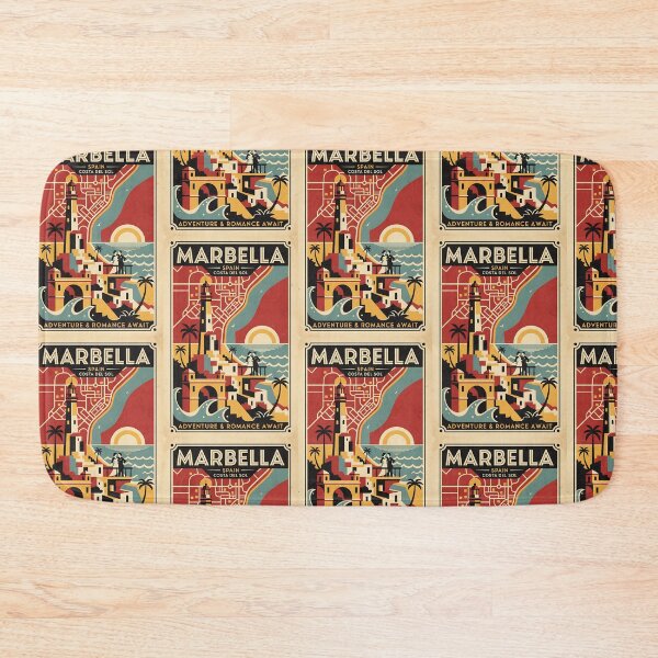 Item preview, Marbella Spain 1950s Vintage Travel Tourism designed and sold by TravelersGems.