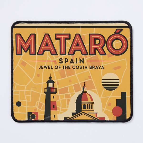 Item preview, Mataro Spain 1950s Vintage Travel Tourism designed and sold by TravelersGems.