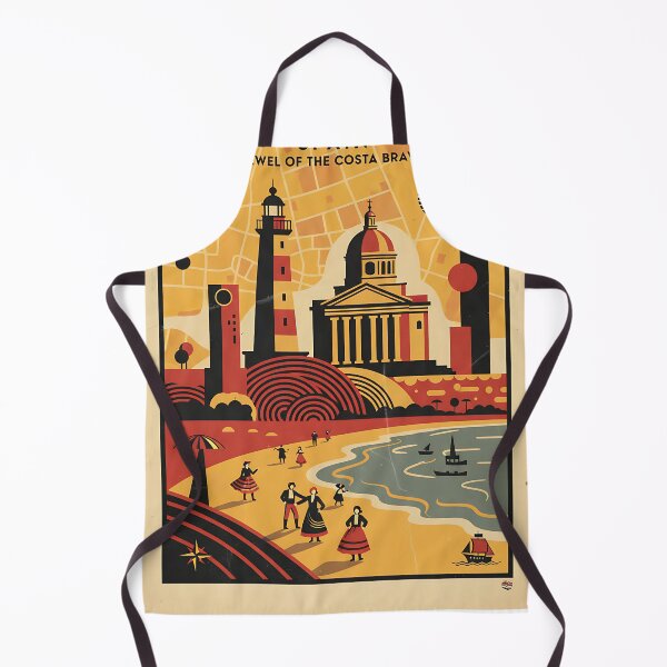 Item preview, Mataro Spain 1950s Vintage Travel Tourism designed and sold by TravelersGems.