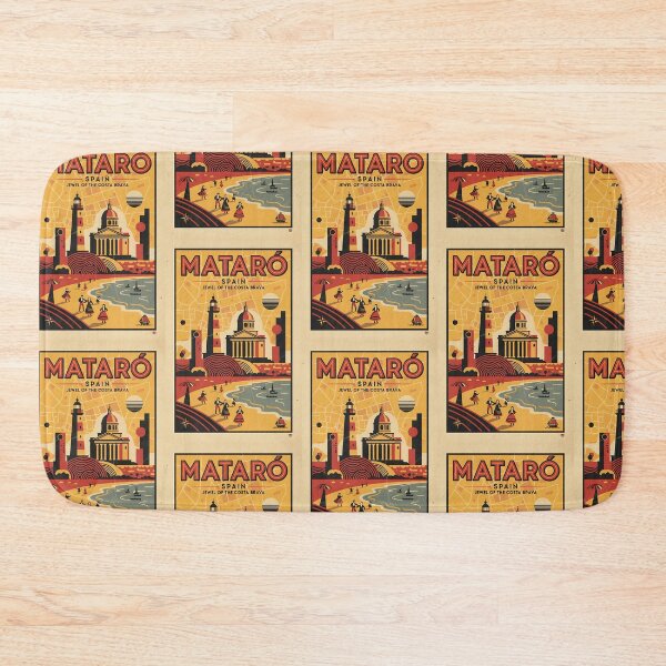 Item preview, Mataro Spain 1950s Vintage Travel Tourism designed and sold by TravelersGems.