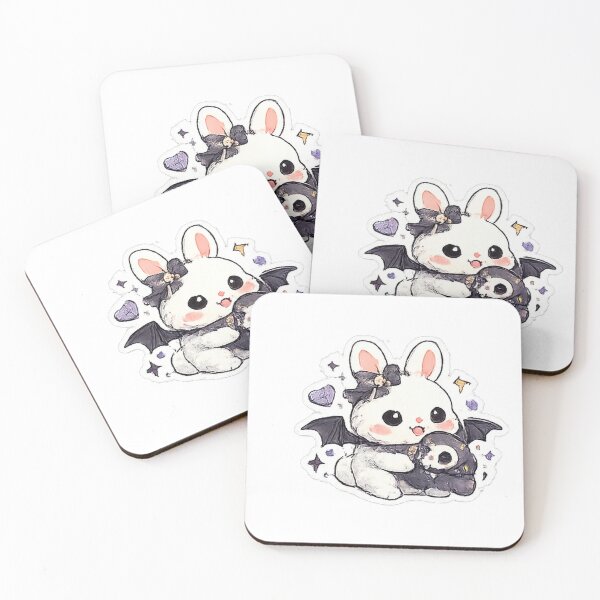 Item preview, Cute Gothic Bunny Kawaii Bat Rabbit Pastel Goth Anime designed and sold by myteesmypassion.