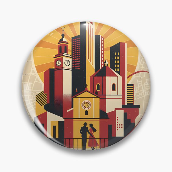 Item preview, Mostoles Spain 1950s Vintage Travel Tourism designed and sold by TravelersGems.