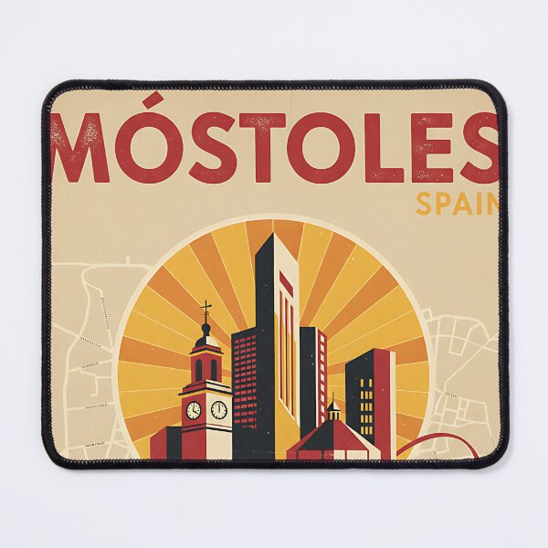 Item preview, Mostoles Spain 1950s Vintage Travel Tourism designed and sold by TravelersGems.