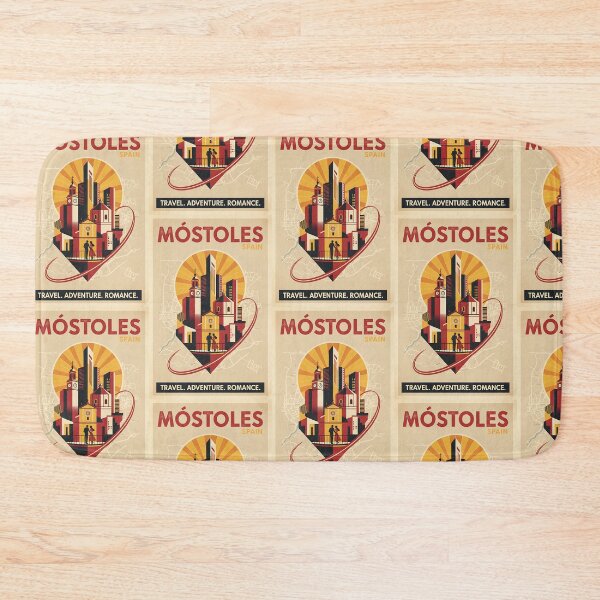 Item preview, Mostoles Spain 1950s Vintage Travel Tourism designed and sold by TravelersGems.