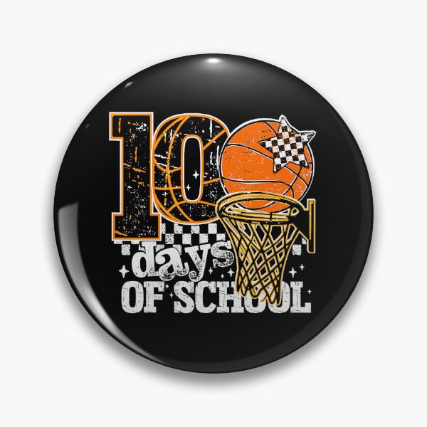 Item preview, 100 Days Of School Basketball Fun Student Milestone designed and sold by allistermariam.
