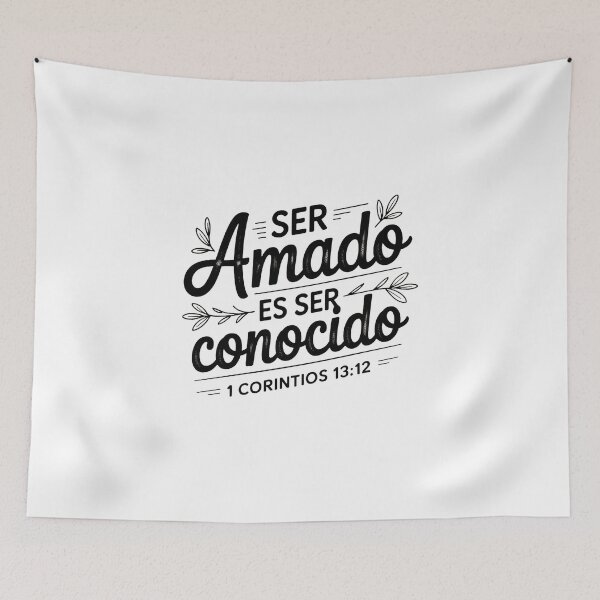Item preview,  Being Loved Is Being Known Spanish Christian T-Shirt | 1 Corinthians 13:12 Elegant Faith Gift designed and sold by EvolusionPro.