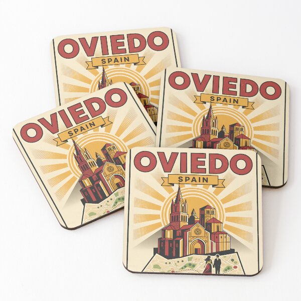 Item preview, Oviedo Spain 1950s Vintage Travel Tourism designed and sold by TravelersGems.