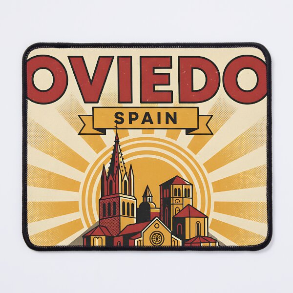 Item preview, Oviedo Spain 1950s Vintage Travel Tourism designed and sold by TravelersGems.