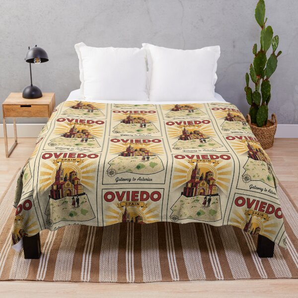 Item preview, Oviedo Spain 1950s Vintage Travel Tourism designed and sold by TravelersGems.