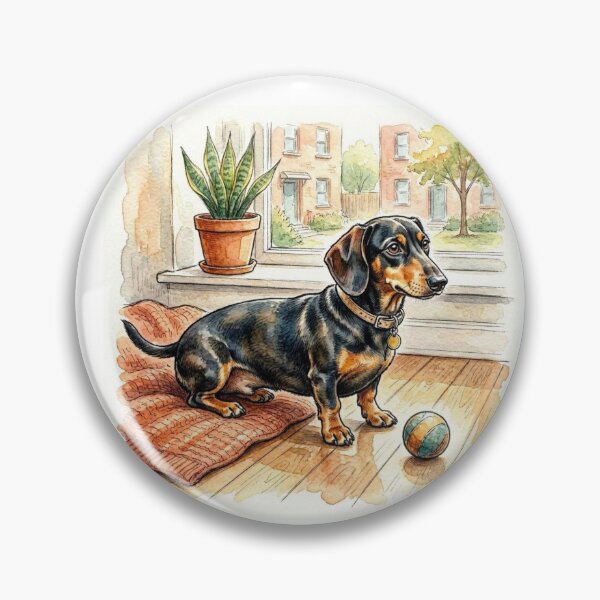 Item preview, sausage dog designed and sold by FunnyfrenchDs.