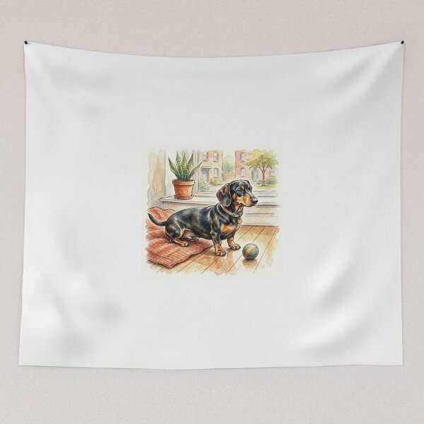 Item preview, sausage dog designed and sold by FunnyfrenchDs.