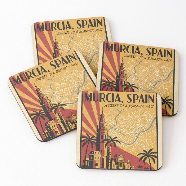 Item preview, Murcia Spain 1950s Vintage Travel Tourism designed and sold by TravelersGems.