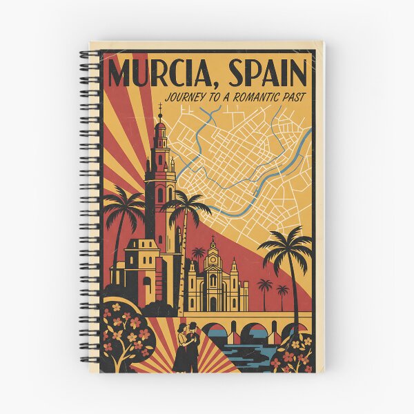 Item preview, Murcia Spain 1950s Vintage Travel Tourism designed and sold by TravelersGems.