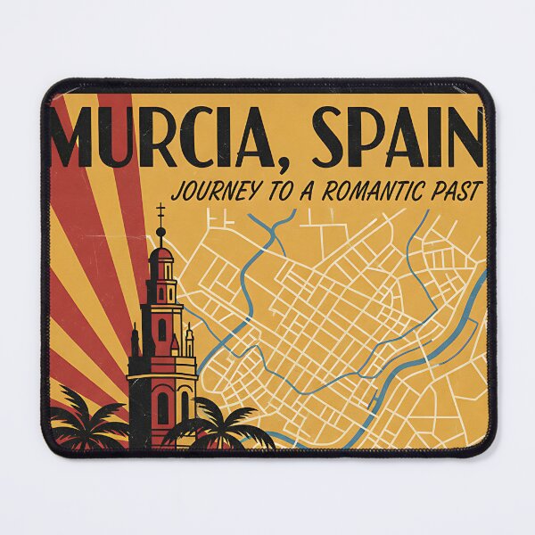 Item preview, Murcia Spain 1950s Vintage Travel Tourism designed and sold by TravelersGems.