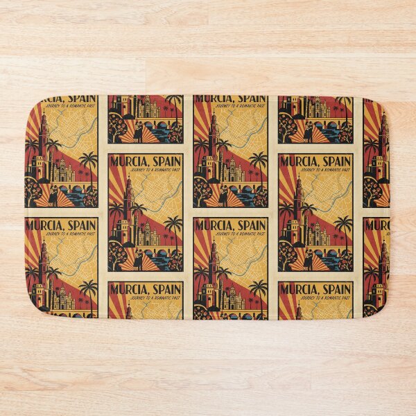 Item preview, Murcia Spain 1950s Vintage Travel Tourism designed and sold by TravelersGems.