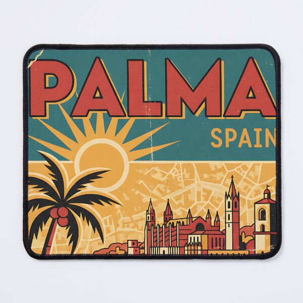 Item preview, Palma Spain 1950s Vintage Travel Tourism designed and sold by TravelersGems.