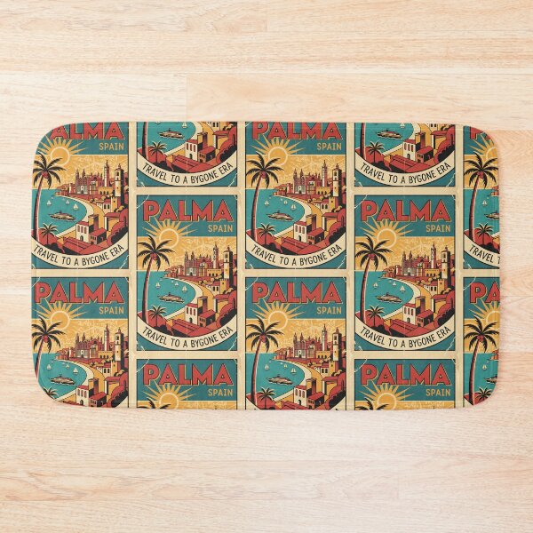 Item preview, Palma Spain 1950s Vintage Travel Tourism designed and sold by TravelersGems.