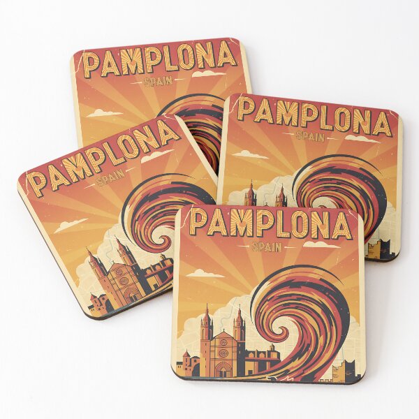 Item preview, Pamplona Spain 1950s Vintage Travel Tourism designed and sold by TravelersGems.