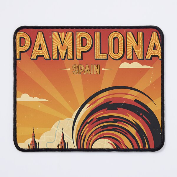 Item preview, Pamplona Spain 1950s Vintage Travel Tourism designed and sold by TravelersGems.