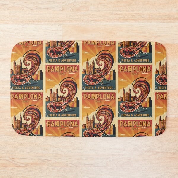 Item preview, Pamplona Spain 1950s Vintage Travel Tourism designed and sold by TravelersGems.