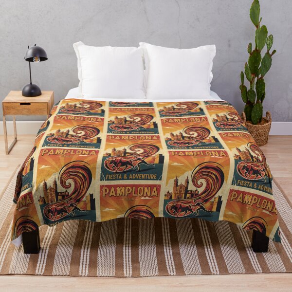 Item preview, Pamplona Spain 1950s Vintage Travel Tourism designed and sold by TravelersGems.