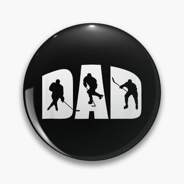 Item preview, Ice Hockey Dad Silhouette Lettering Funny Father Pride designed and sold by zamiokaline.